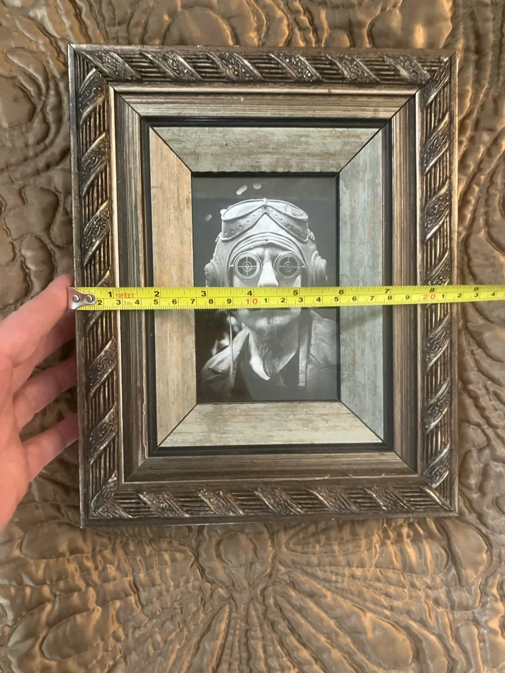 Decorative Rustic Bronze Picture Frame - Brown